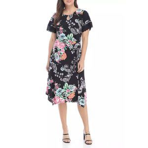 Rafaella Women's Paisley Floral Dress